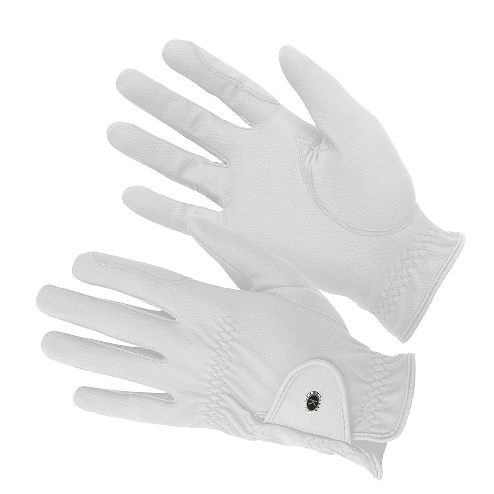 KM Elite Pro-Grip Gloves - White