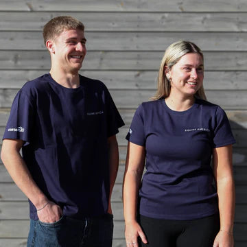 Equine America Unisex T Shirt NAVY